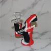 Hookahs Silicone Bong Mini Glass Handleidingen Onbreekbaar met Perc Silicon Water Pipe op voorraad