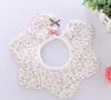 vente Hight Bavoirs Coton mignon nouveau-né Bandanas Nourrir bébé Burp Cloths Filles Garçons Saliva dessin animé serviette tablier