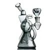 Bongwaterpijp glazen pijpen recycler olieluiker met 14 mm kom voor roken waterpijpen bubbels bedwelmende shisha dab rigs