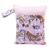 Luiertassen Gedrukt Pocket Nappy Tassen Dubbele Pocket Doek Handvat Wetbags Herbruikbare Wet Droge Tassen Laatste 37 Designs Wholesale DHWW3123