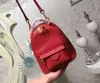 Дизайнерские сумки вода рябь красный мини женская сумка известный рюкзак женская сумка цепи рюкзаки имитация