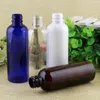 100 ml Mavi Kahverengi Beyaz Yeşil Plastik Su Sprey Şişe Yüz Toners Kozmetik Makyaj Parfüm Atomizer Konteyner Ücretsiz Kargo