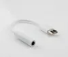 Type-C to 3.5mm Earphone Cable Adapter USB 3.1 Type C Male to AUX Audio Female Jack for Type-C Smartphone DHL