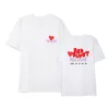여성용 티셔츠 도착 레드 벨벳 콘서트 Redmare O Neck T 셔츠 KPOP 유니섹스 패션 짧은 소매 탑 티셔츠