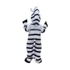 2019 usine vente chaude zèbre mascotte dessin animé animaux mascotte Costumes Halloween Costume Fany robe taille adulte livraison gratuite