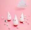 New creative Santa Claus led night lights children's bedroom silicone usb charging patted milk lamp gifts table lamp