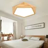 Mooielight Creative Wood Geometric LED Lampade da soffitto moderno soggiorno camera da letto corridoio plafoniera, apparecchio di illuminazione per interni MYY