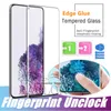 For Samsung Screen Protector 3D Curved Case Friendly Tempered Glass With Edge Glue Film Galaxy S22 S22Plus S21 S20 Ultra S10 Plus S9 S8 Note 20 10 9