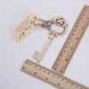 Retro Dragon Key Design Bottle Opener Antik Guld Öl Bröllop Favor Party Present Köksredskap