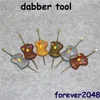 New Arrival 4 colors Dabber tool with fashion deign stickers stainless steel wax Dab tool 120mm Jars