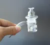 2021 Carb Cap Hookahsドームのないネイル25mmボウル10mm 14mm 18mmの男性女性90度のバケツ