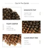 Extensión de cabello de ganchillo 8 pulgadas Ombre Jumpy Wand Curl Crochet Trenzas 22 Roots Jamaican Bounce Sintético para mujeres negras