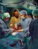 Nathan Greene Chief of the Medical Staff Jesus i Operation Room Home Decor HD Print Oil Målning på duk Väggkonst Canvas Pictur2948019