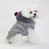 Pet Clothes for Dog 2019 Fall Winter Cherry Knitted Dog Jacket Coat Warm Fleece Clothes for Small Dogs Chihuahua Puggy Dog Four Legs Clothes