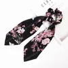 21 Stijl Paardenstaart Scrunchie Haar Ties Sjaal Elastische Haar Touw voor Meisjes Vrouwen Boog Ties Haarbanden Bloem Print Lint Kerstmis Haarbanden