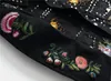 패션 - 자켓 배지 패치 디자인 Applique Jackets 꿀벌 꽃 자수 리벳 오토바이 자켓 슬림 자켓 Outwear M-3XL