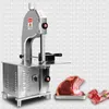 commerial use stainless steel blade bone saw / Desktop meat band saw / frozen meat and bone cutting machine,steak sawing machine