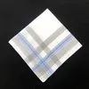 12PCS 40 * 40CM Light Color Cotton Men's Handkerchief Small Square Scarf Refreshing Sweat Absorption