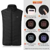 Winter warme vest lichtgewicht elektrisch verwarming Vest USB opladen Verwarmde jas Walking Walking Thermal Vest met zak