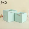 Gift Wrap 20pcs 161616cm222222cm Kraft Paper Bag Flower Box With Handle Bouquet Florist Packing Valentine039s Day Boxes17106503