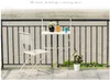 Balcony Hanging Table Furniture Railing Metal Iron rack Foldable European Simple Mini Wall Hangings Learning Tables274I