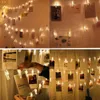 Photo Card Wall Clip Fairy Led String Light Wakacje Dekoracji
