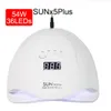 US EU AU 84/54/24W Pro UV lights Lamp LED Nail Lamps Dryer For All Gels Polish Sun Light Infrared Sensing 10/30/60s Timer Smart For Manicure