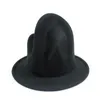 Fashion Props Men039S Black Wool Tube Fedoras Buffalo Hat Mountain Hat Pharrell Williams 4942400