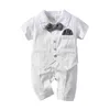 Baby Boy Infantil Rompers Boy 2019 Anniversaire d'été baptême des vêtements de mariage de la fête de haute qualité