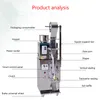 380W small automatic granule powder packing machine hardware screw quantitative filling machine automatic weight packaging machine