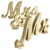 Bröllopsbrev Mrs Wood Letters Wedding Top Table Gift Decor Wedding Decorations Po Booth Props3043204