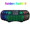 Rii I8 Fly Air Mouse Mini Wireless Keyboard 2.4GHz Touchpad Kyeboard com controle remoto backlight