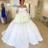 Abiti da sposa African Abiti Abiti da sposa Abiti africani dalla spalla con abiti da sposa in organza di pizzo manicotti Abiti da sposa