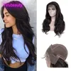 Перуанские девственные волосы 13x4 кружевные передние парики тела
