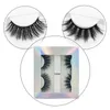 2 pares de cílios postiços naturais, reutilizáveis, cabelo de vison, grossos, feitos à mão, 3d, cílios postiços, mulheres, ferramentas de maquiagem de olhos, inteiro9610045