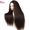 Mannequin Head With Hair Training Hairdressing Doll Mannequins Human Heads Training Female Wig Dummy Head With Synthetic Hair546039350165