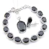 collier en cristal noir onyx