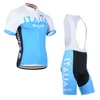 Hommes cyclisme été ITALIE équipe personnalisé manches / maillot sans manches cuissard ensembles respirant vêtements de sport en plein air vtt vélo tenues Y21040802