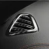 Kolfiber Färg Bil Dashboard Luftkonditionering Ventram Dekorering Klistermärke Trim för Mercedes Benz A klass A180 200 2019