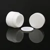 20g 30g 50g Glass Jar White Porcelain Cosmetic Jars with Inner PP liner Cover for Lip Balm Face Cream