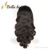 WYPRZEDAŻ Peruki z ludzkich włosów dla czarnych kobiet Bouncy Body Wave Urocze faliste koronki Peruwiański Virgin BellaHair