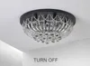 Nordic Crystal Ceiling Lights Creative Art Deco Led Taklampa För Vardagsrum Studie Sovrum Kök Mat Lampada Soffitto Myy