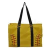 Outdoor beach bag sports canvas Handbags Softball Baseball Tote Football shouder bags Girl Volleyball Totes Storage Bags GGA1829