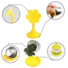 Silicone Tea Infuser Flower Shape Tea Leaf Strainer Stainless Steel Filters Device Loose Herbal Spice Filter Diffuser Come with Tr8426871