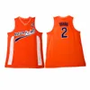 Mens Moive Uncle Drew Harlem Buckets Basketball Jersey Kyrie Irving 2 Big Fella 34 Orange Stiltched Shirts S-XXL