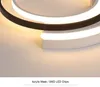 Geometrische moderne lamp LED-ring plafondverlichting loft ivng kamer licht slaapkamer Nordic interieur verlichtingsarmatuur