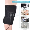 電気膝を暖房する古いコールドレッグマッサージャー圧縮膝パッドは痛みブレースラップ理学療法器具肩肘を緩和します5797222