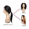 Kisshair Natural Color 4x4 Lace Closure شعر مستعار مستقيم الشعر البرازيلي شعر مستعار