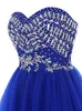 Sweet 15 Dresses Short Rhinestone Beaded Ball Gown Prom Dresses Sweetheart Puffy Tulle Homecoming Dress for Juniors4770800