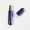 4color Mini Empty Spray Perfume Bottle 5ml Aluminium Anodized Compact Perfume Atomiser Fragrance Empty Glass Scent-bottle RRA2215